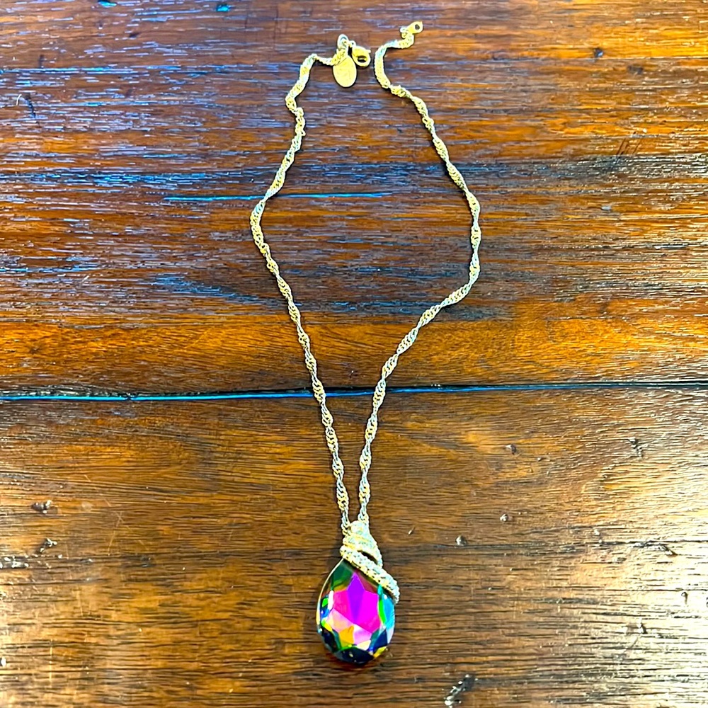 Eric Andrew Crystal Necklace.